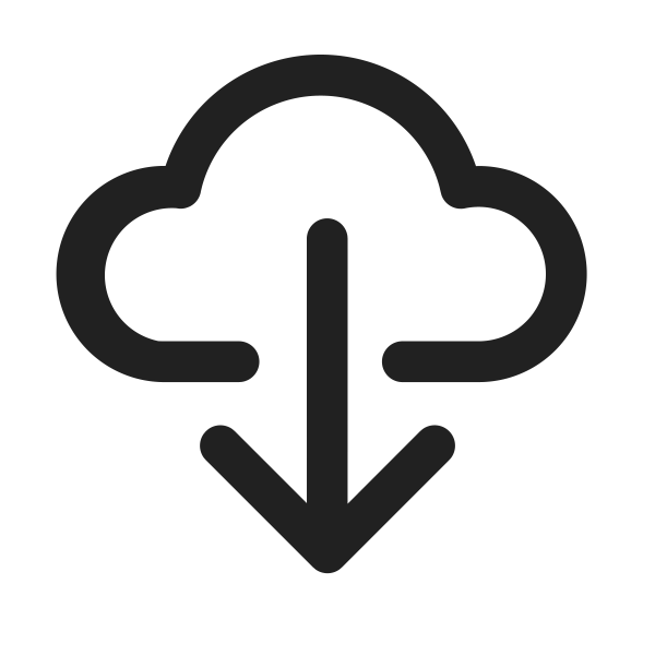 CloudDownload Svg File