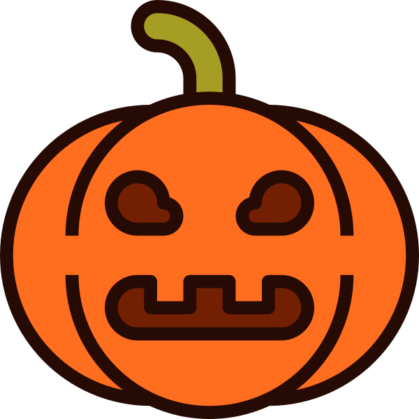 Emoji Pumpkin Halloween 9 Svg File