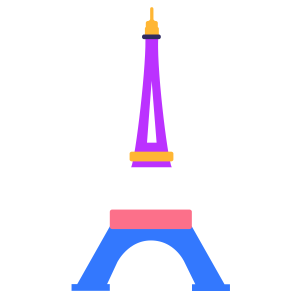 巴黎铁塔 Svg File