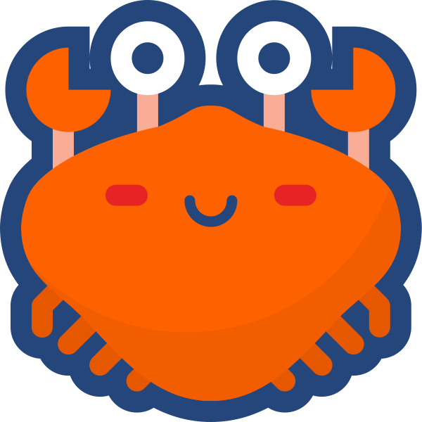 螃蟹 Svg File