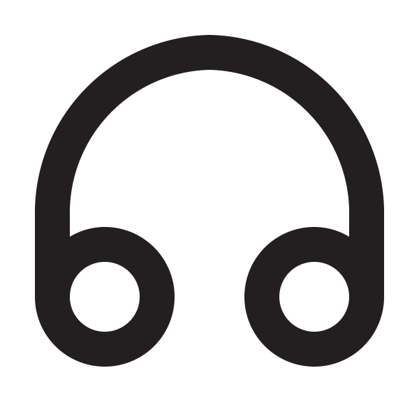 headphonesoutline Svg File