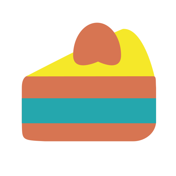 切件蛋糕 Svg File