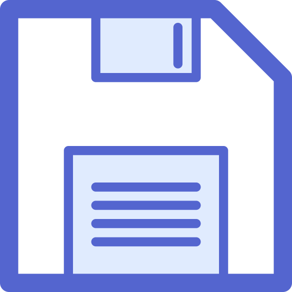 Sharp Icons Floppy Disc Svg File