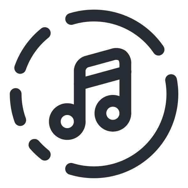 outlinemusiccircle Svg File