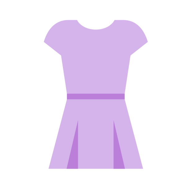 Purple Dress Svg File