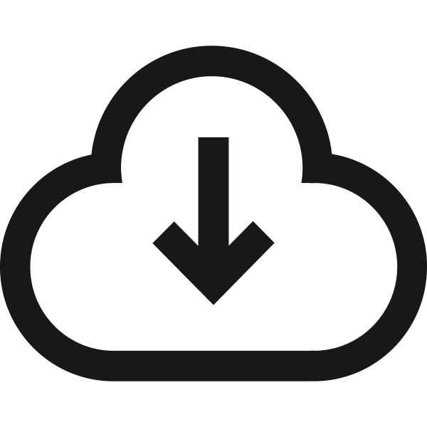 clouddownloadline Svg File