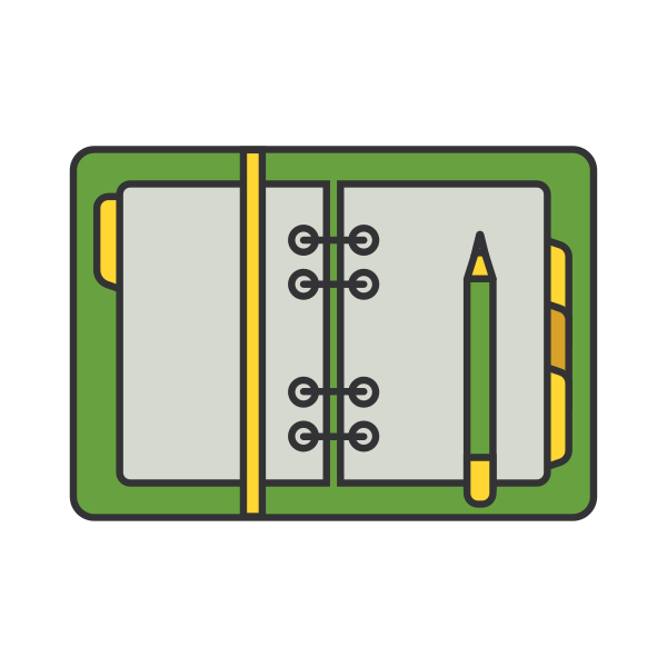 Notebook SVG File