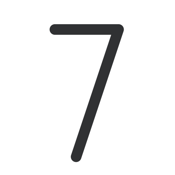 NumberSeven Svg File