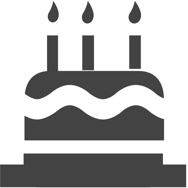 siglyphbirthdaycake Svg File