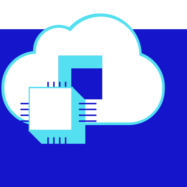 Cloud Data Storage Svg File