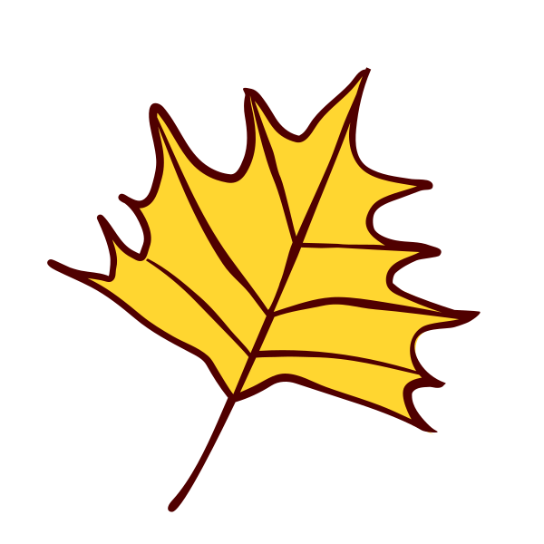 Leaf Yellow Autumn Svg File