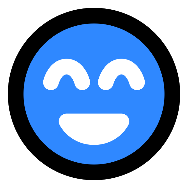 Grinning Face With Squinting Eyes SVG File