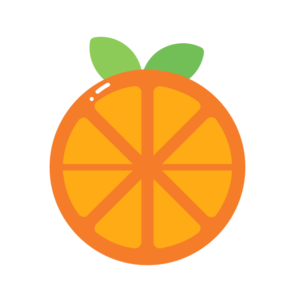 橘子 Svg File