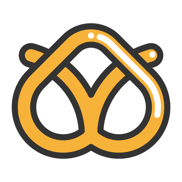 椒盐饼干Pretzel Svg File