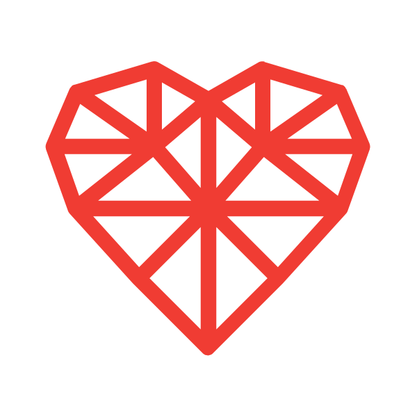 Geometric Heart Hearts 11 Svg File