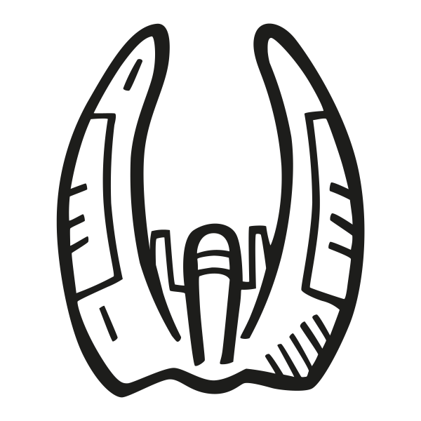 Cylon Raider Svg File