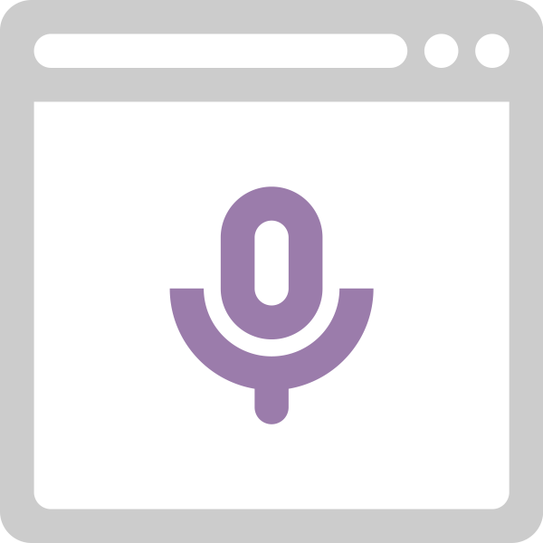 Browser Voice Search Svg File