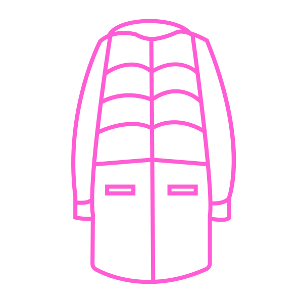 羽绒服 Svg File