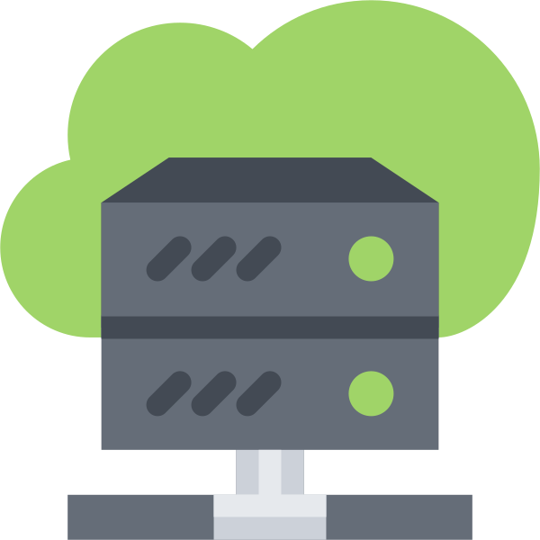 Cloud Server Svg File