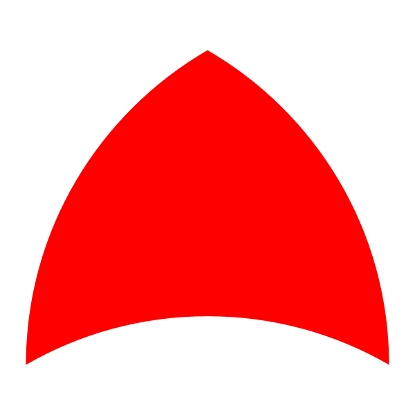 弧形三角形 Svg File