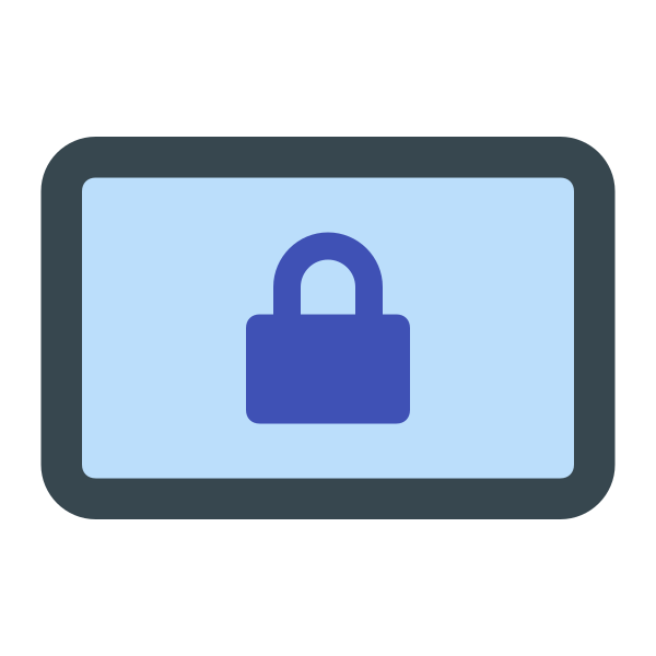 Lock Landscape Svg File