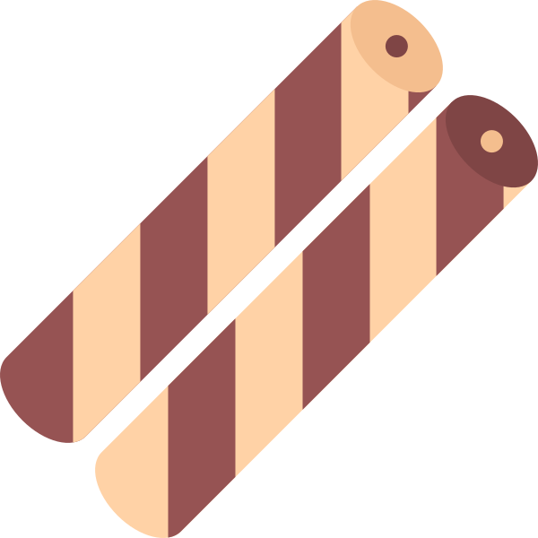 Wafer Rolls Svg File