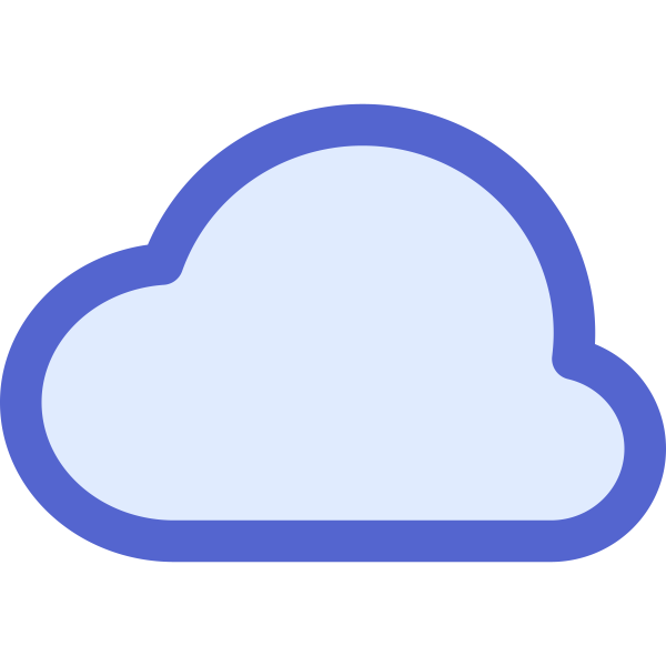 Sharp Icons Cloud Svg File