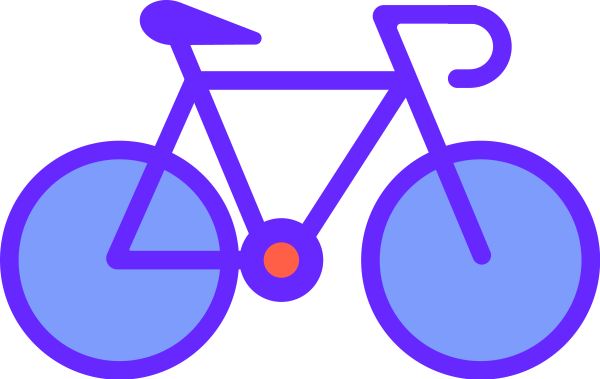 自行车赛车 Svg File