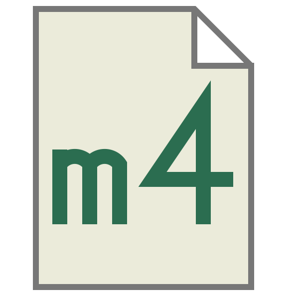 Application X M4 Svg File