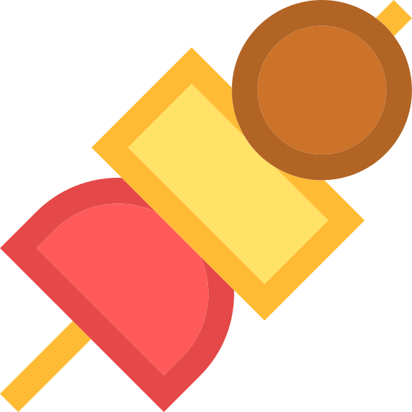 Icon Kebabs Coloured Svg File