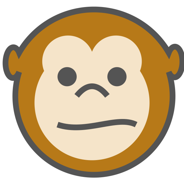 Face Monkey Svg File