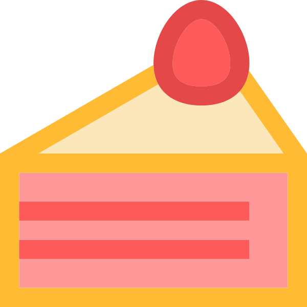 Icon Cake Coloured Svg File