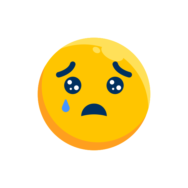 Emoticon Emotion Expression Sad Face Smiley SVG File