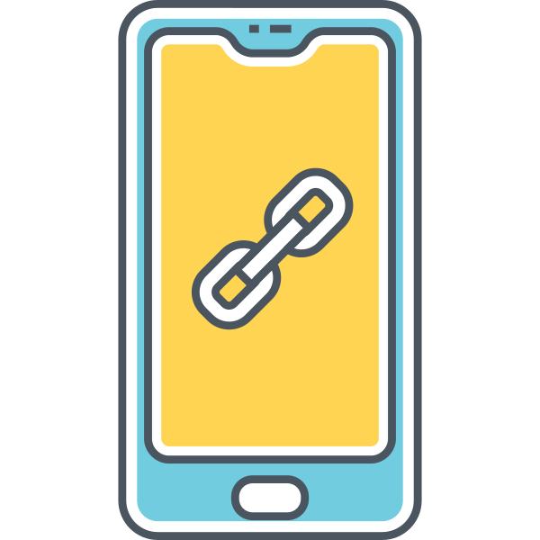 Mobile Link Svg File