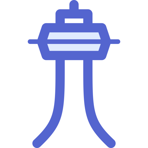 Sharp Icons Space Needle Svg File