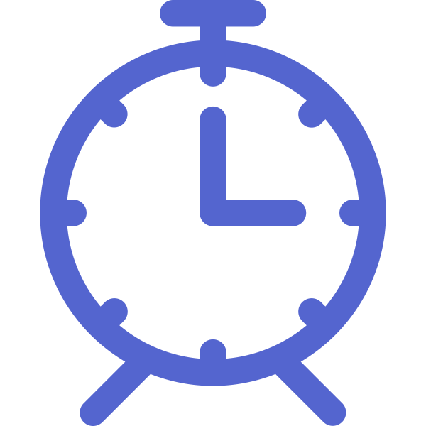 Sharp Icons Clock