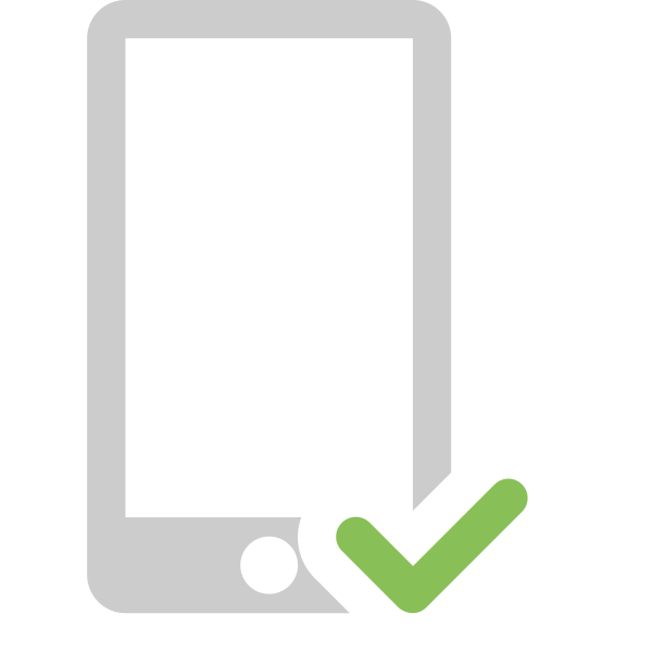 Phone Checked Svg File