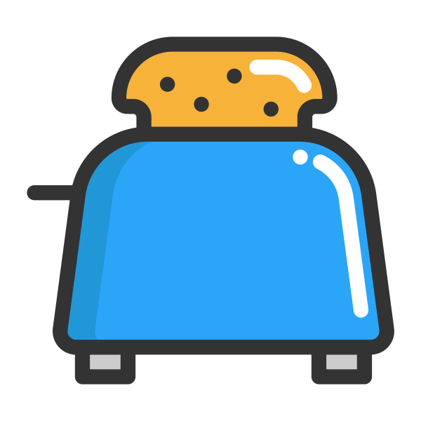 烤面包机Toaster Svg File