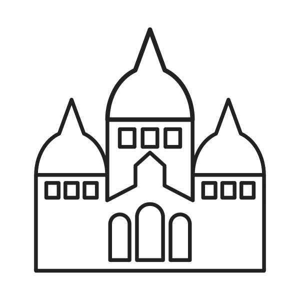 France Basilica Of The Sacred Heart Svg File