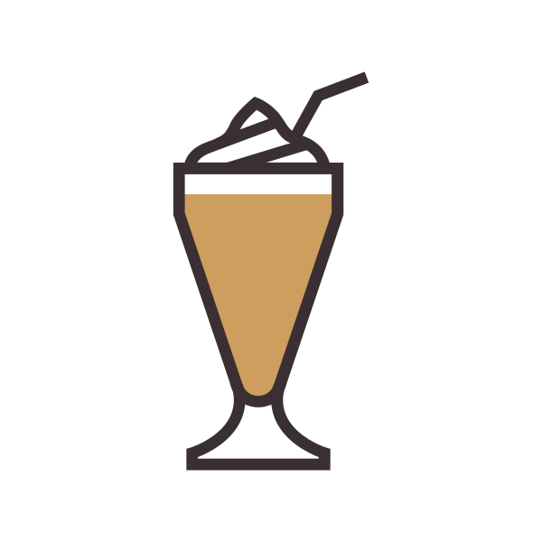 Coffee With Icecream Svg File