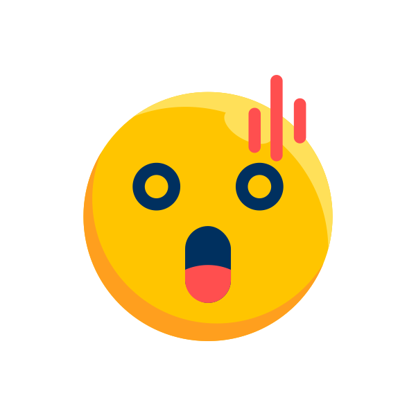 Emoticon Emotion Expression Shock Smiley SVG File Svg File