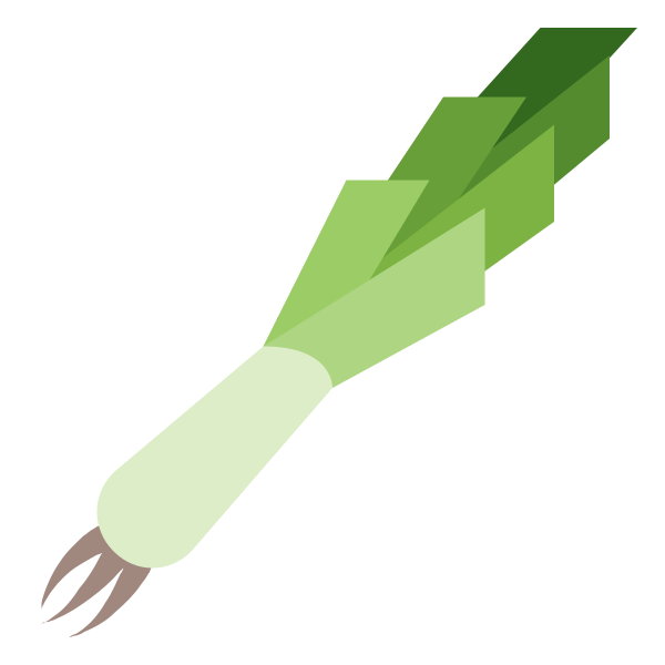 Leek Svg File