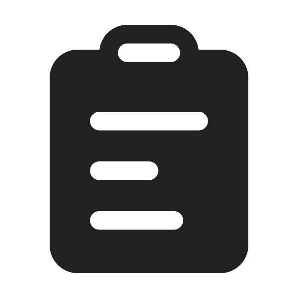 ClipboardText1 Svg File