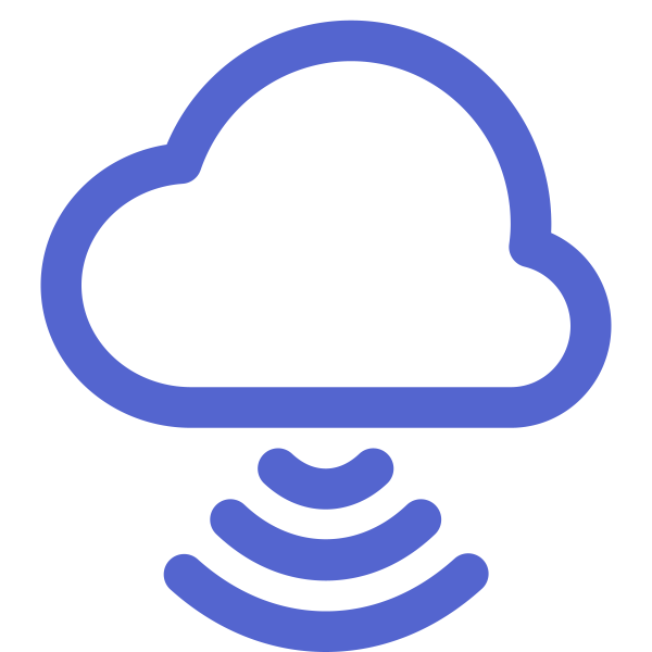 Sharp Icons Wireless Cloud Svg File