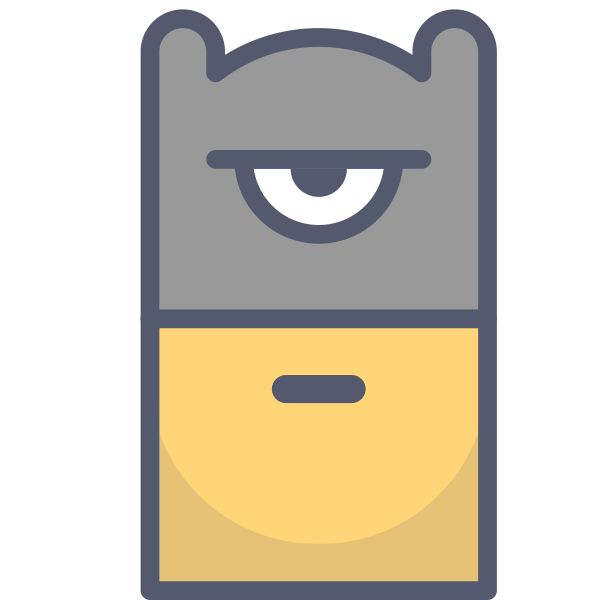 Minion Batman SVG File