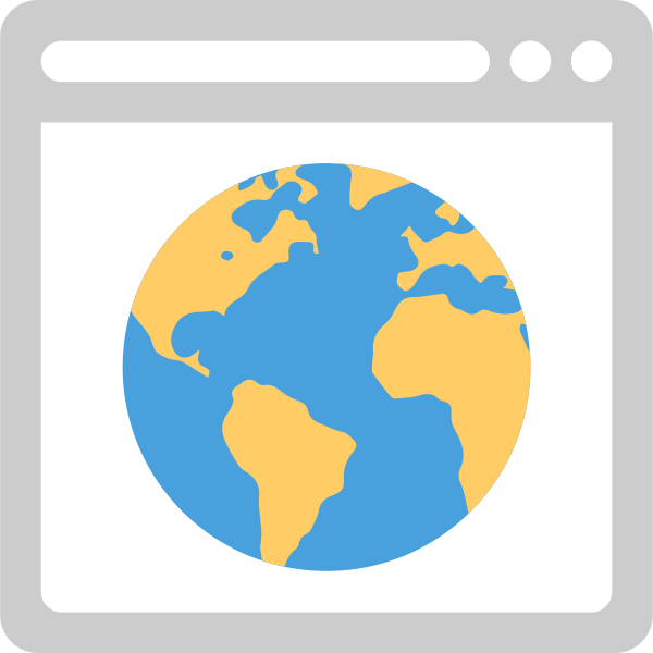 Browser Globe Svg File