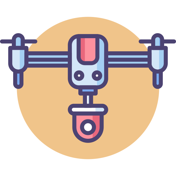 Drone Surveillance Svg File