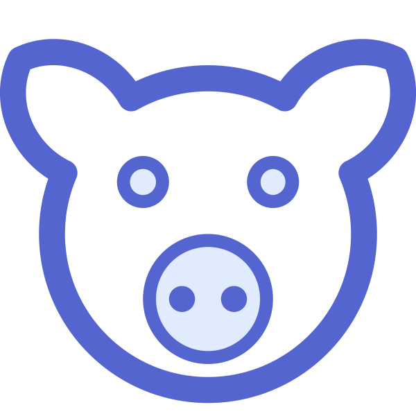 Sharp Icons Pig Svg File