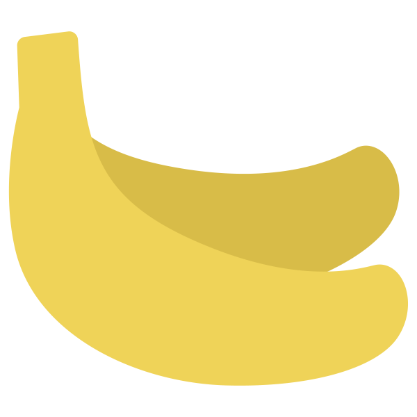 Food Color Banana Svg File