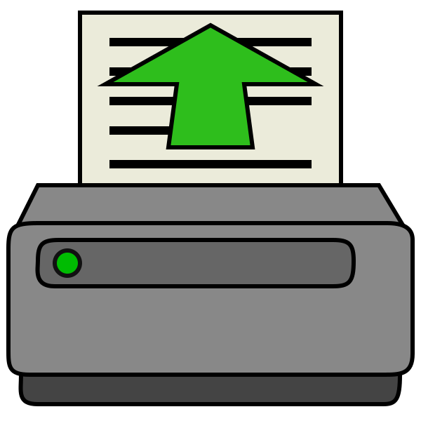 Printer Printing Svg File